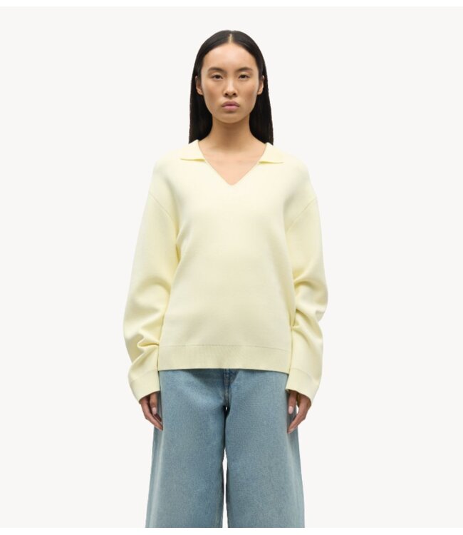 Samsøe Samsøe Trui SAANNE POLO 15825 ethereal green