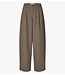 Samsøe Samsøe Broek SAHARPER PLEAT TROUSERS 15790 Major Brown