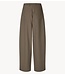 Samsøe Samsøe Broek SAHARPER PLEAT TROUSERS 15790 Major Brown