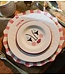 Anna+Nina Breakfast Plate I Love You  White