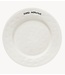 Anna+Nina Breakfast Plate Good Morning White