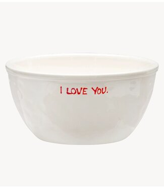 Anna+Nina Kom I Love You Bowl  White essential