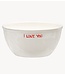 Anna+Nina I Love You bowl