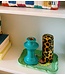 Anna+Nina Stompkaars large leopard print pillar candle essential