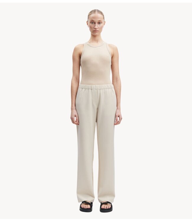 Samsøe Samsøe Hoys straight pants quicksand BASICS