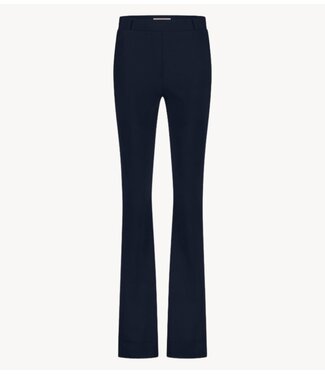 Studio Anneloes Broek Flair long bonded trousers dark blue ESSENTIALS