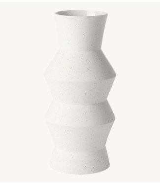 HKLIVING Vaas speckled clay vase angular m