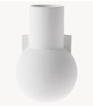 HKLIVING Vaas matt white vase S
