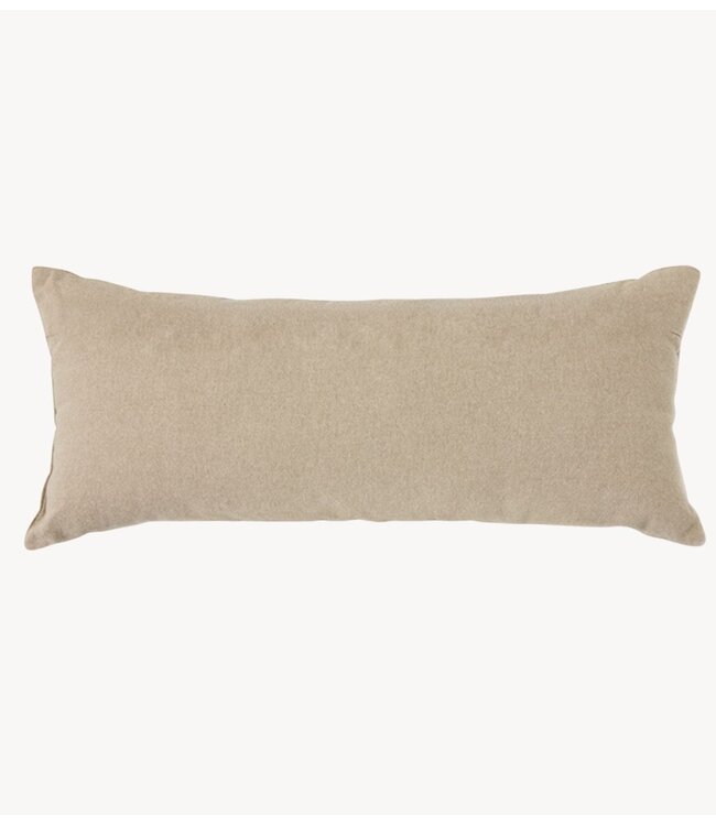 HKLIVING Kussen Natural patched cushion  (70x30cm)