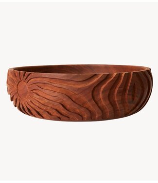 HKLIVING Kom Hand carved bowl L