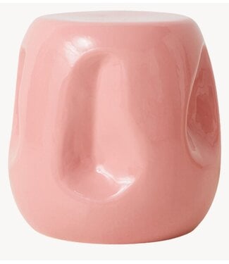 HKLIVING Bijzettafel Currents ceramic side table coral