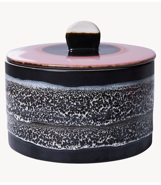 HKLIVING Koektrommel 70s ceramics cookie jar disco