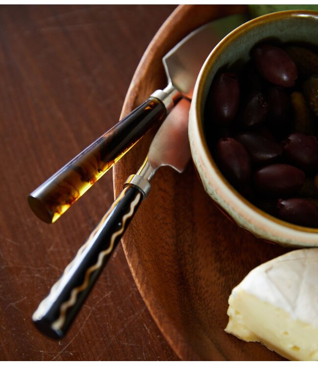HKLIVING Kaasmesjes cheese knives havana (set of 3)