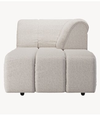 HKLIVING Bank Wave couch: element right divan, cosy, beige