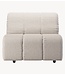 HKLIVING Bank Wave couch: element middle, cosy, beige