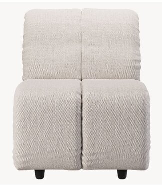HKLIVING Bank Wave couch: element middle small, cosy, beige