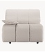 HKLIVING Bank Wave couch: element left low arm, cosy, beige