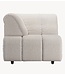 HKLIVING Bank Wave couch: element left high arm, cosy, beige