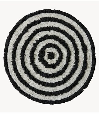 HKLIVING Badmat Round bath mat monochrome (ø120cm)