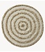HKLIVING Badmat Round bath mat cream (ø120cm)
