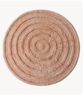 HKLIVING Vloerkleed Round woolen rug soft pink (ø150cm)