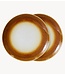 HKLIVING Bord 70s ceramics: dinner plates, supernova (set of 2)