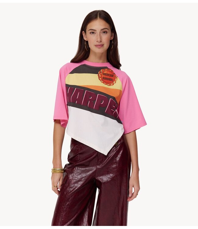 HARPER & YVE Top MEXICANSUMMER-SS BRIGHT PINK