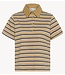 My Essential Wardrobe Top MWAsla Polo Tee Light Capers Strip