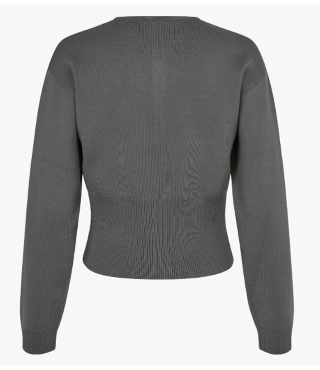 Samsøe Samsøe Vest SAANNE CARDIGAN 15825 GUNMETAL
