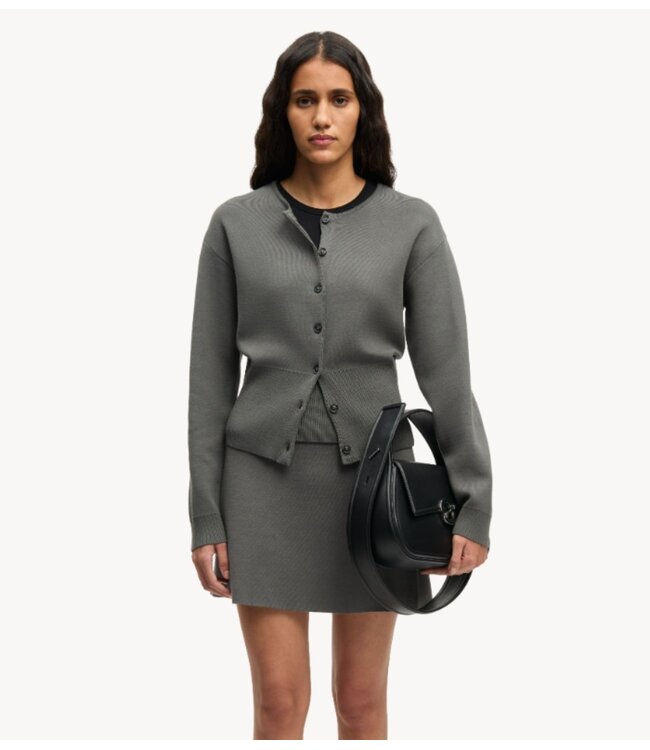 Samsøe Samsøe Vest SAANNE CARDIGAN 15825 GUNMETAL