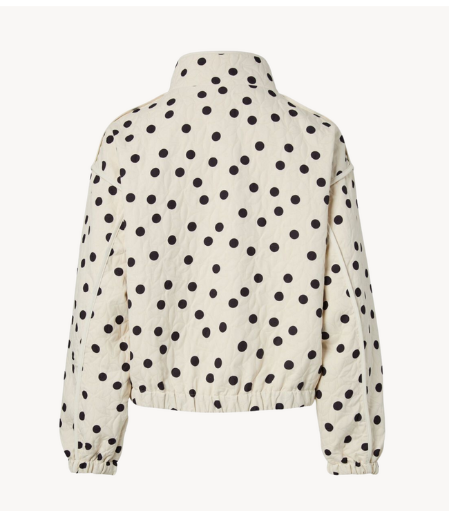 Y.A.S Jack YASFIPA LS QUILTED JACKET black dots