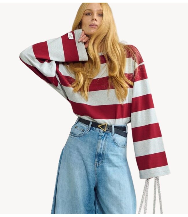 OU. Top Longsleeve Marseille Grey Grenade