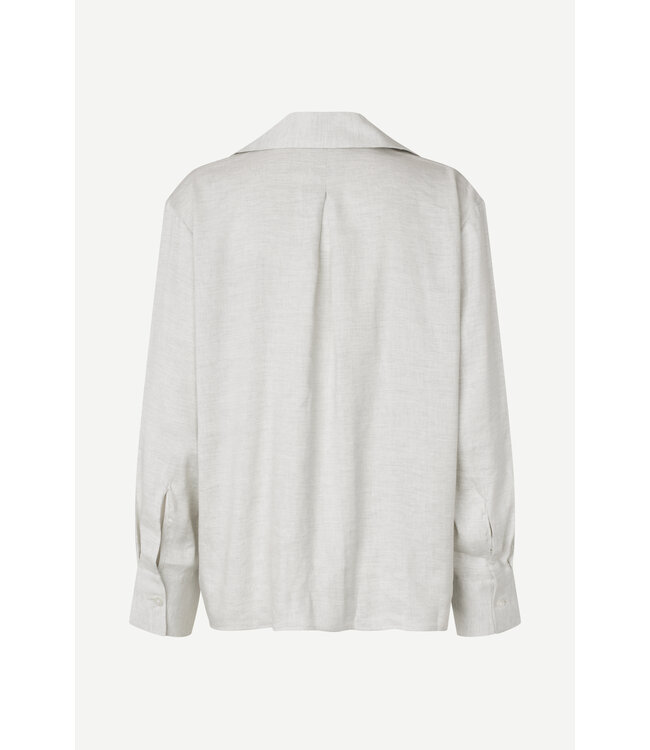 Samsøe Samsøe Blouse SAIBEN SHIRT 15931 LIGHT GREY MEL.