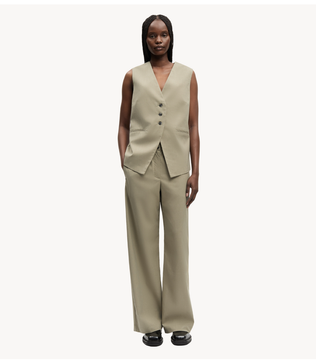 Samsøe Samsøe Broek SATOVA TROUSERS 15145 OVERLAND TREK MEL.