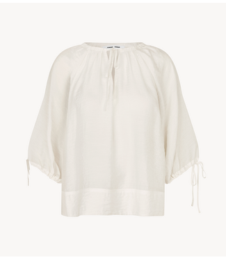 Samsøe Samsøe Blouse SAMATERAN SS BLOUSE 15754 EGRET