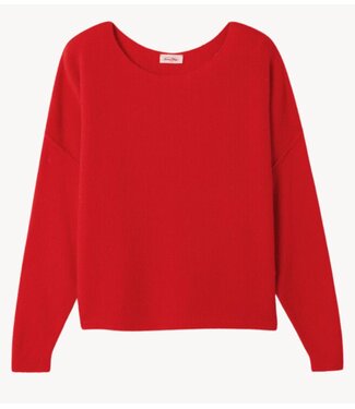 American Vintage Trui Damsville fraise