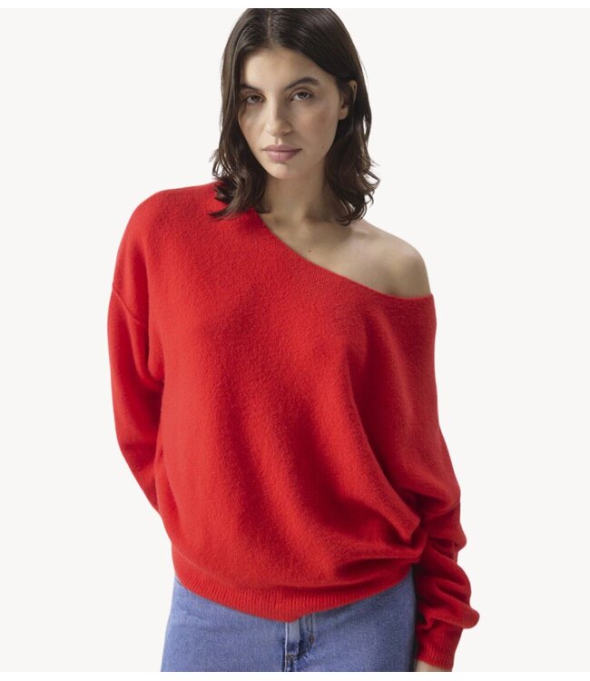 American Vintage Trui Damsville fraise