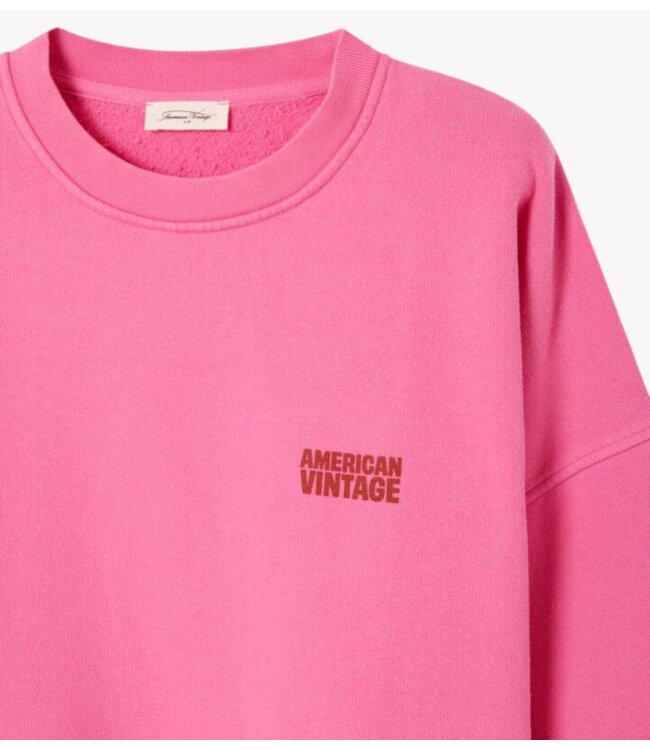 American Vintage Trui PLIZZY petunia vinatage