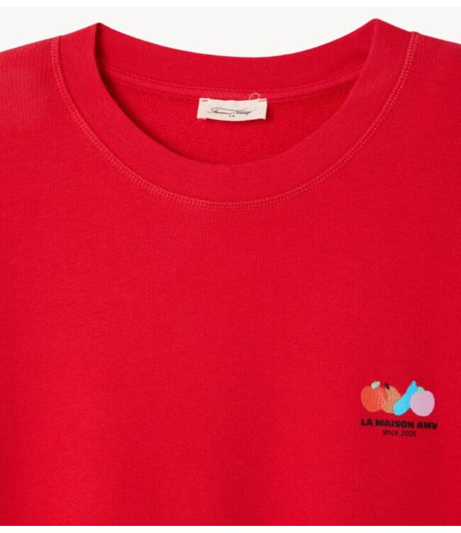 American Vintage Trui Atubay tomate