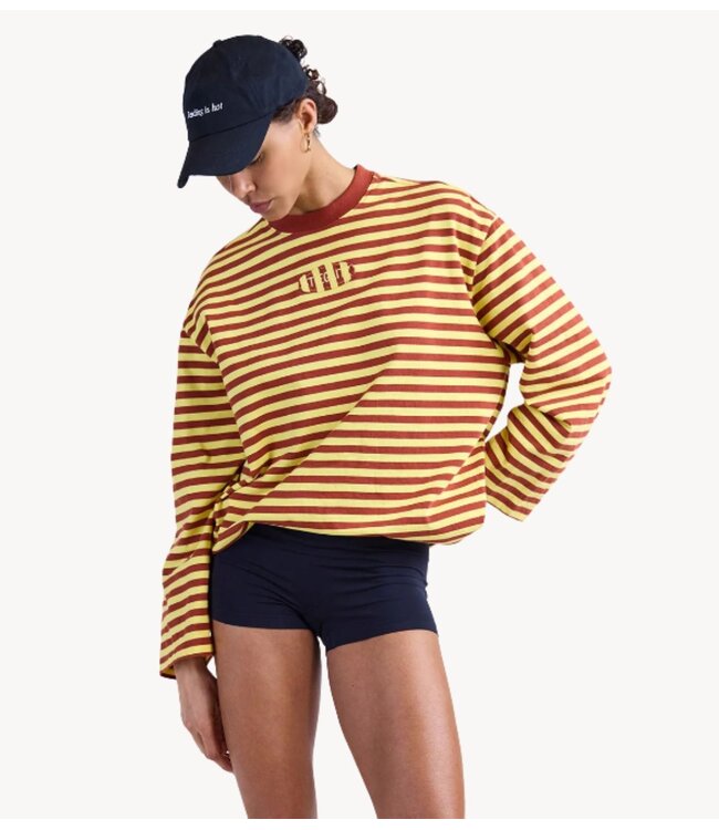 Stieglitz Shirt Pia Skate Tee Wide sleeves Yellow