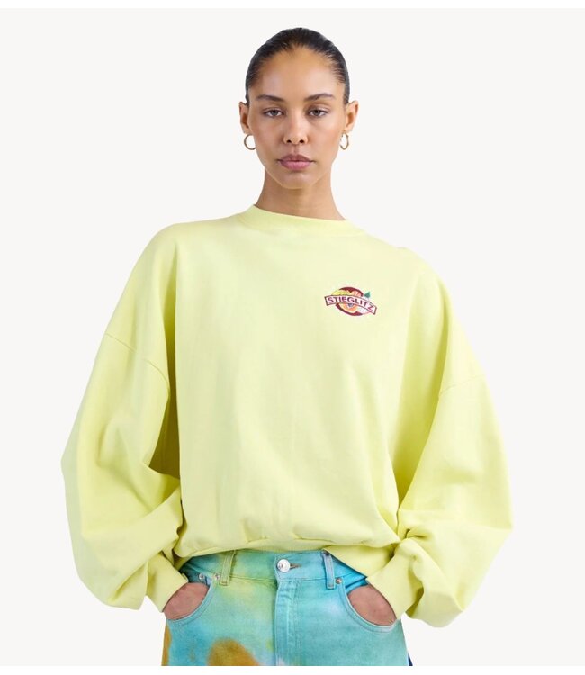 Stieglitz Trui Cindy Oversized Sweater Yellow
