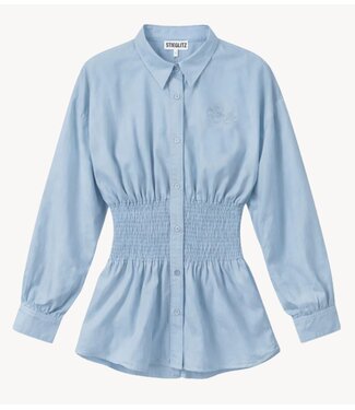 Stieglitz Blouse Amanda Smock Blouse Blue