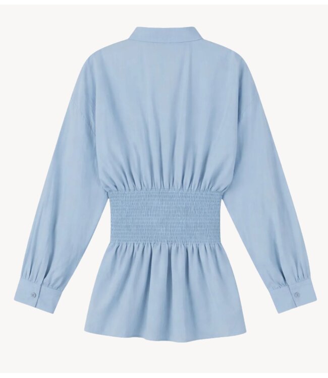 Stieglitz Blouse Amanda Smock Blouse Blue