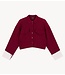 Refined Department Blouse ladies knitted relaxed cropped blouse LYLOE bordeau