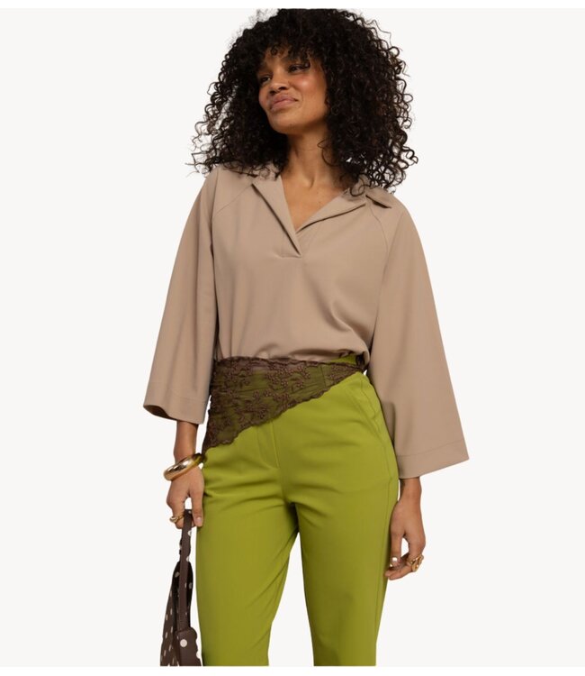 Studio Anneloes Top Remi bonded top latte