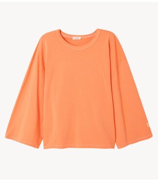 American Vintage T-shirt Longsleeve FIZVALLEY ABRICOTINE VINTAGE