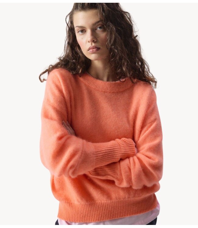 American Vintage Trui VITOW SAUMON CHINE