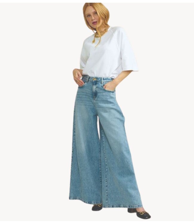 OU. Broek jeans saint luc faded blue