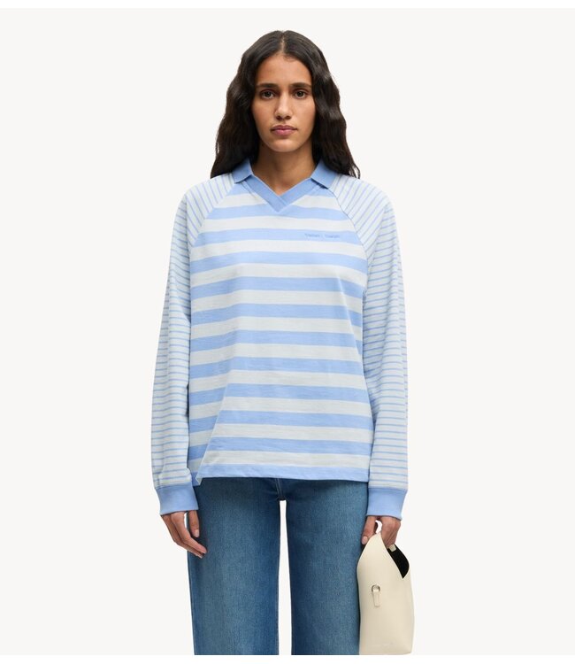 Samsøe Samsøe Top SAELLA LS POLO 11415 BEL AIR ST.