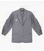 Refined Department Blazer ladies woven oversized blazer JENNY LIGHT GREY